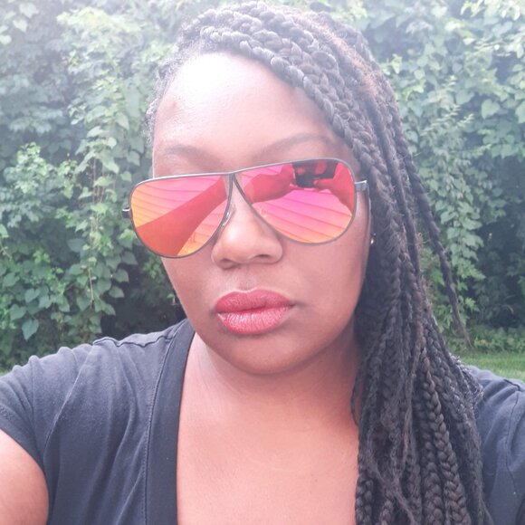 Mirror Polorized UV400 Tented Aviator Sunglasses In Yellow/Orange Only - Picture 7 of 7